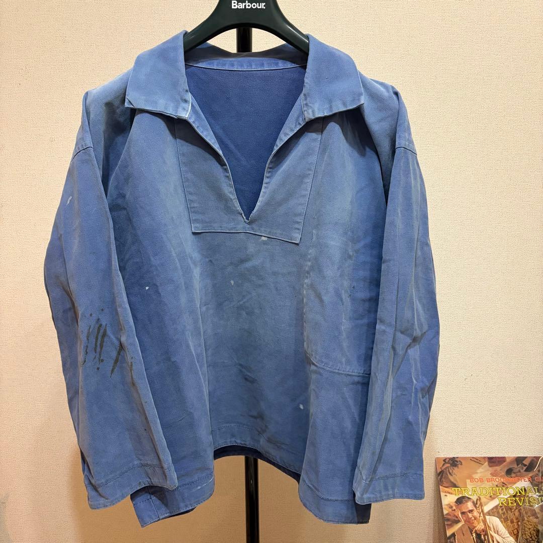 フランス　フィッシャーマンシャツ　60's 70's