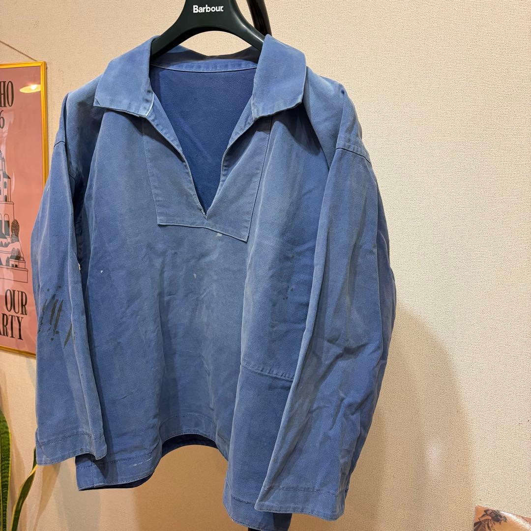 フランス　フィッシャーマンシャツ　60's 70's