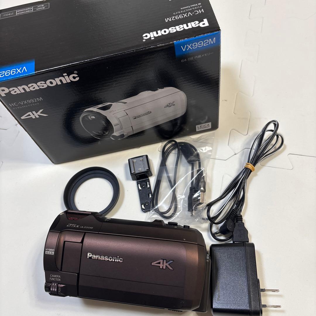 Panasonic HC-VX992M 4Kビデオカメラ 本体 おまけ付き