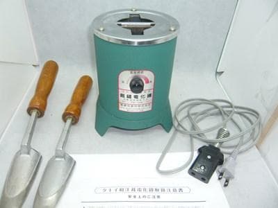 家庭科教材(ハタミシン) 和裁電化鏝　和裁こて 　 和裁コテ　鏝２本付