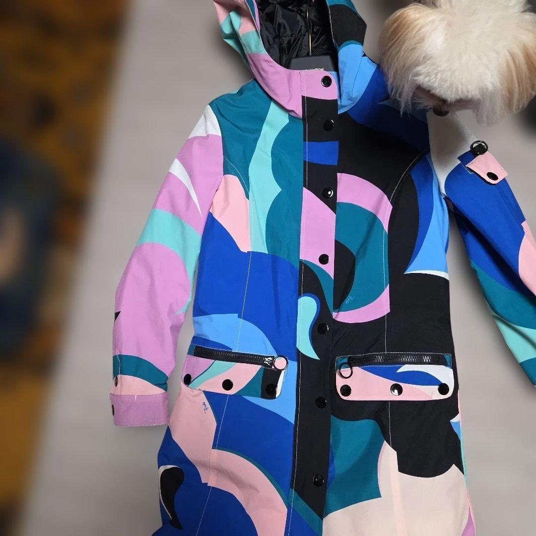 EMILIO PUCCI マルチカラーダウンジャケット 36