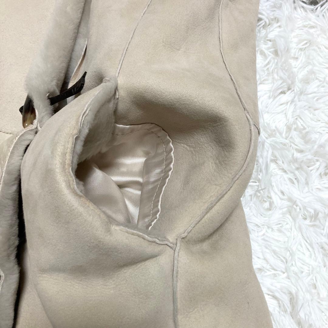 【EMMETI】リアルムートン ダッフルコート イタリア製 ４０サイズ