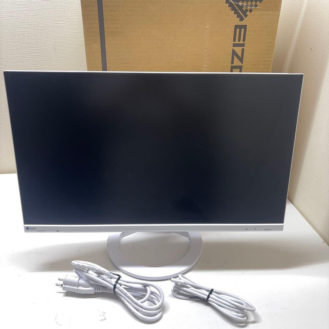 【美品・使用641h】EIZO EV2480-WT USB-C対応 23.8型