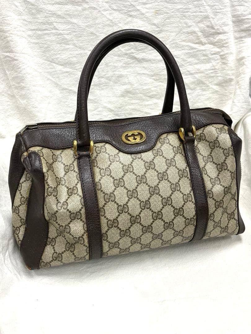 GUCCI PVC ハンドバッグ ヴィンテージ　オールドグッチ ボストン
