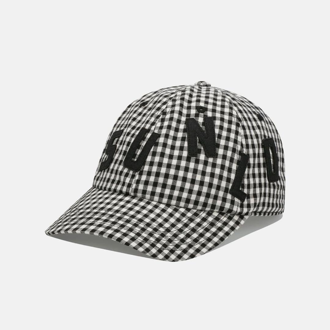 SUNLOVE Staccato Cap Black Gingham キャップ