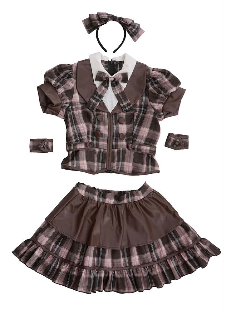 クリアストーン コスプレ バレンタイン リリパレ カフェショコラメイド ピンク