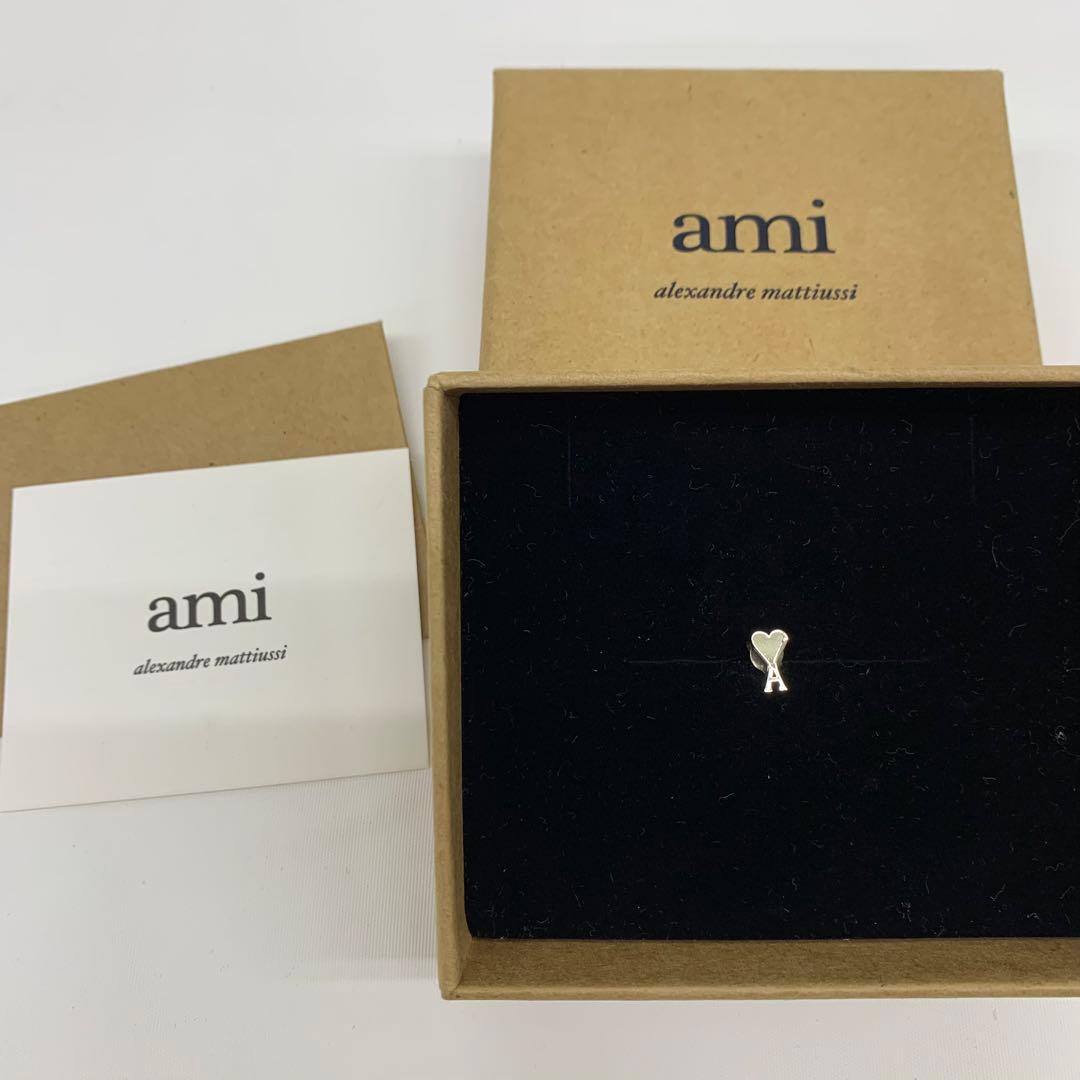 ☆▲美品　 Ami ピアス amiparisハートモチーフ 片耳用ピアス 中古品