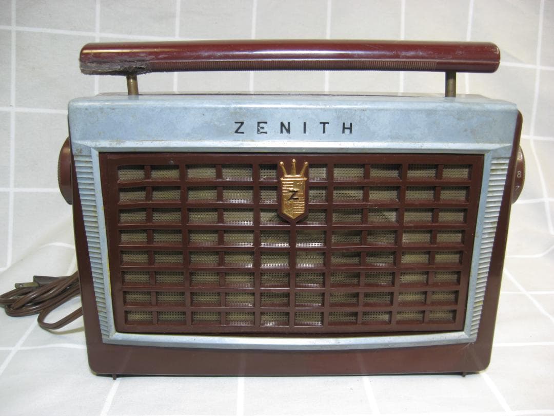 【激レア】USA ZENITH 4球真空管ラジオ Z402R 動作品