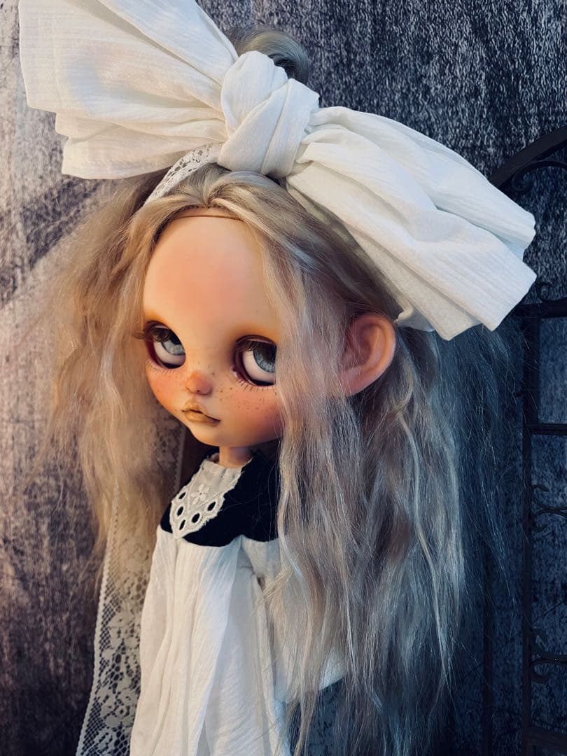 【専用】カスタム ブライス ビジューブリリアント頭皮付きモヘアアウトフィット付属