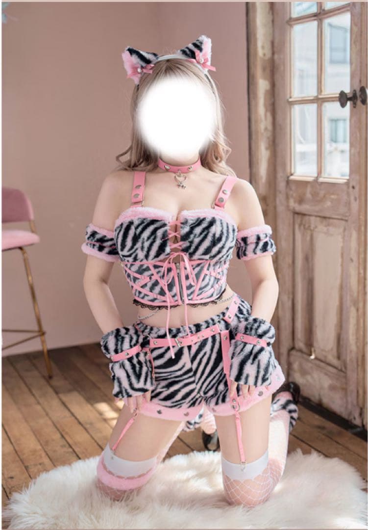 【Malymoon】バストトラップタイガー ピンク