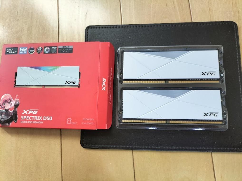 XPG SPECTRIX D50 DDR4 8GB×2枚セット RGB