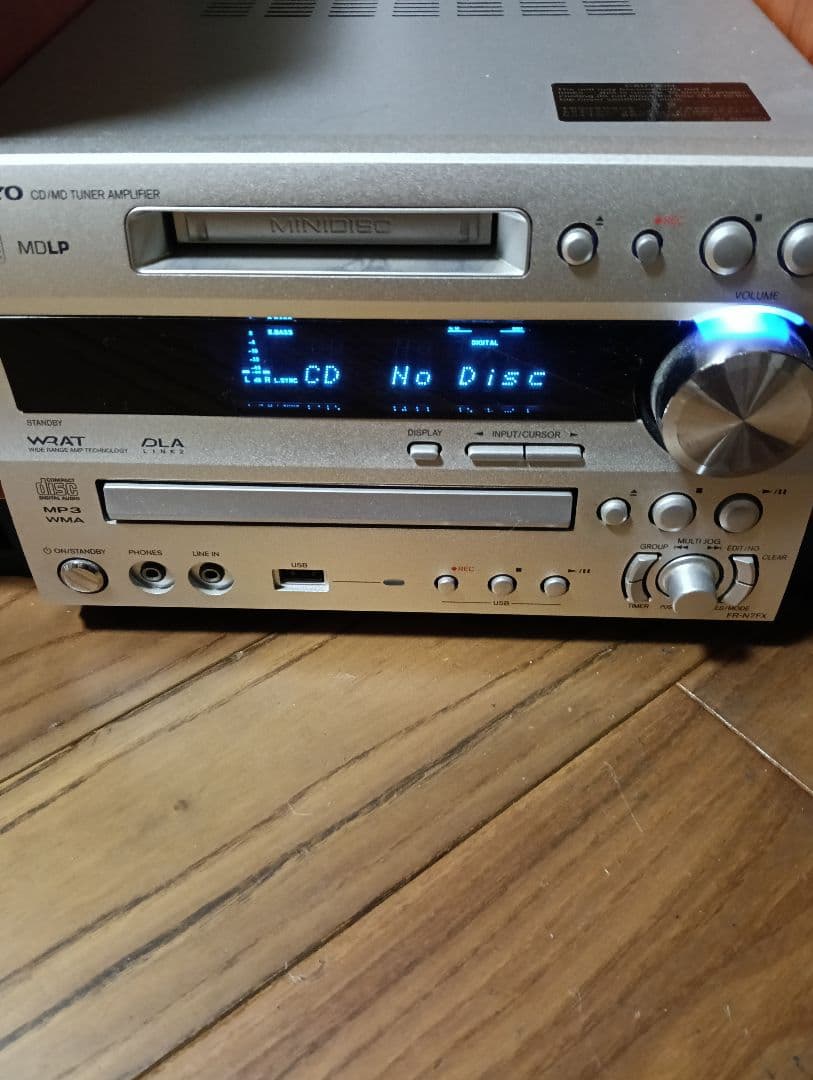 ONKYO CD/MDコンポ 　FR-N7FX本体 スピーカーセット