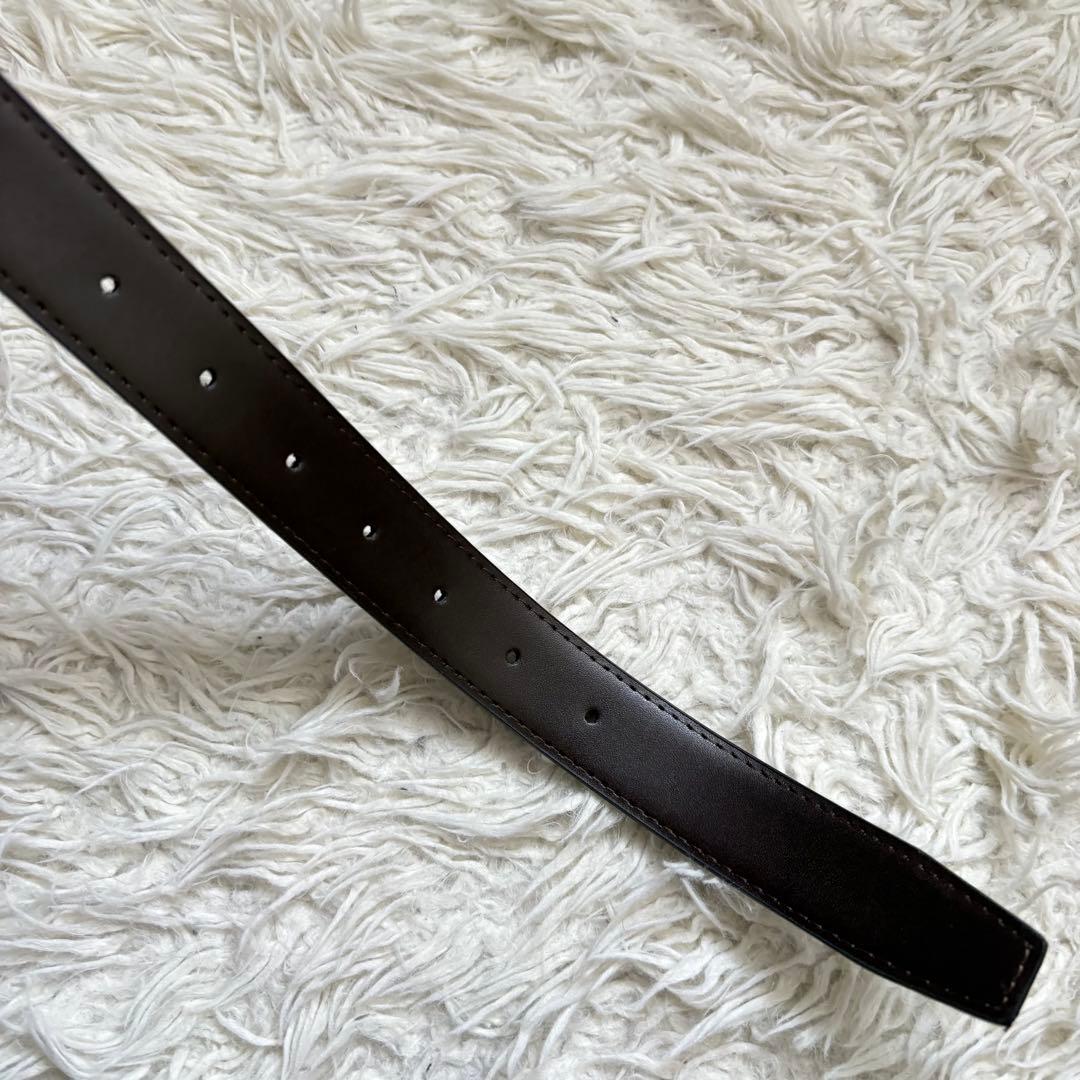 美品　バーバリー メンズ レザー ベルト セット ブラック ブラウン イタリア製