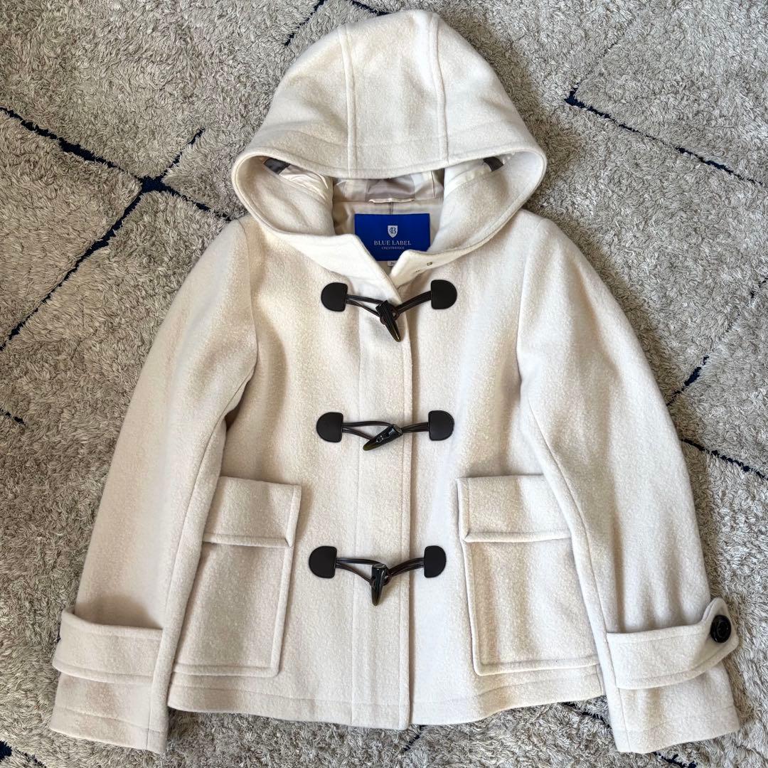 【極美品✨】ブルーレーベルクレストブリッジ　ダッフルコート　ホワイト　36 S