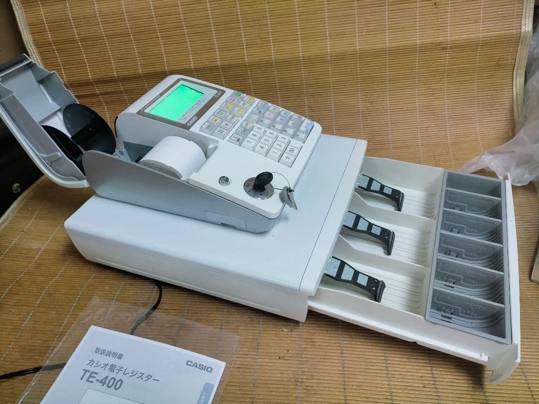 カシオレジスター　TE-400　フル設定無料　PC連携売上管理　330006