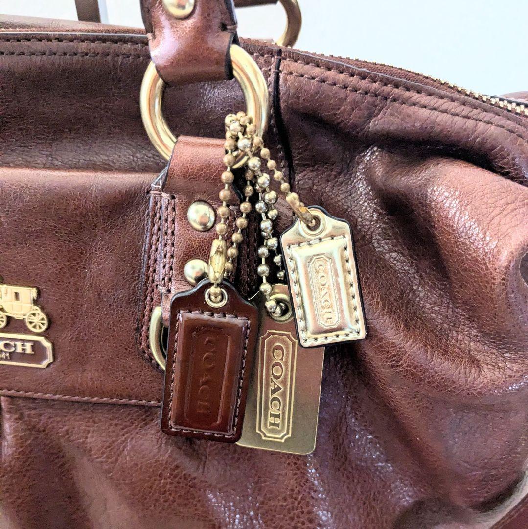 COACH マディソンサブリナ　2way ブラウン/グリーン