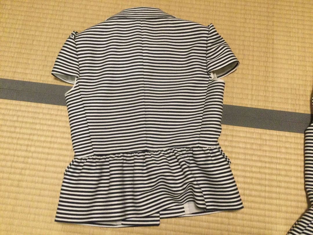 レッドヴァレンティノ　半袖ジャケットのみ　マリンボーダー　美品