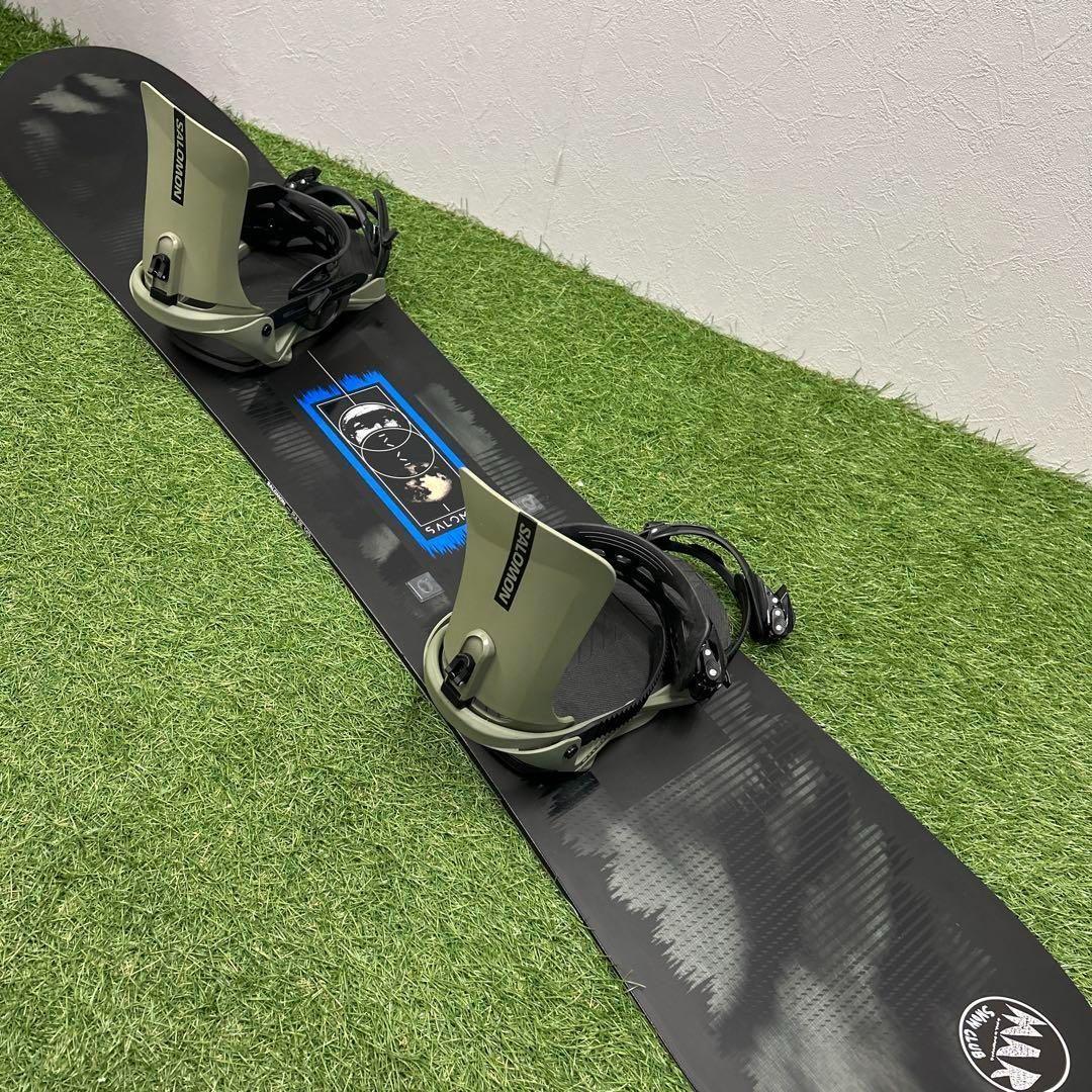 ブーツ無し‼️C025.5 SALOMON 149cm メンズスノーボードセット