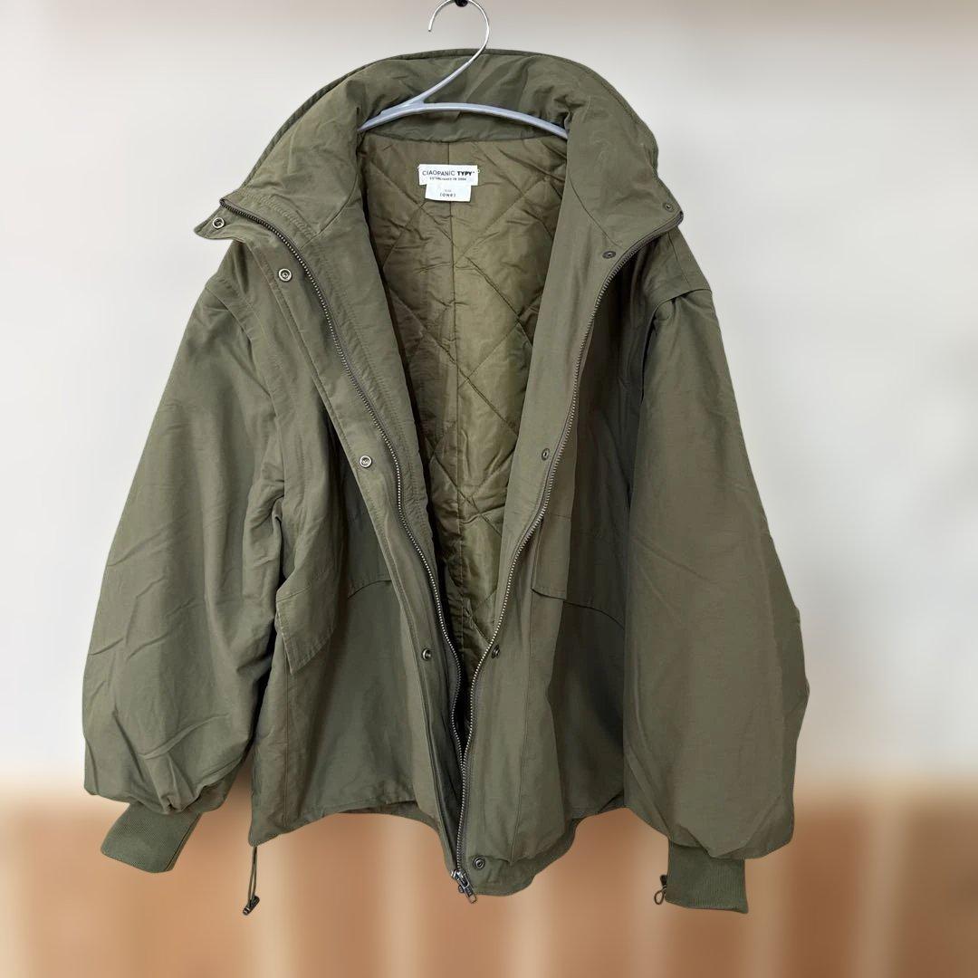 CIAOPANIC⭐︎新品未使用ロングシーズン大活躍の2WAYミリタリーアウター