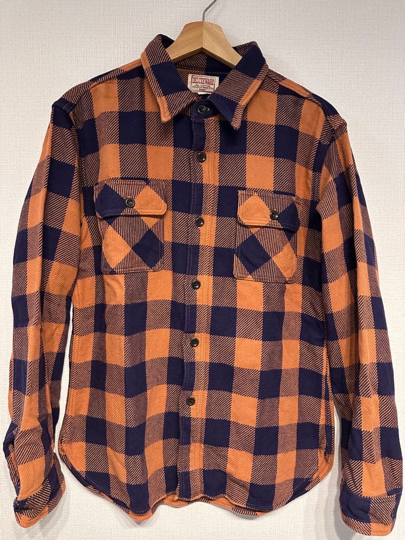 ▪️美品▪️DELUXEWARE▪️バッファローチェック柄ネルシャツ Lサイズ