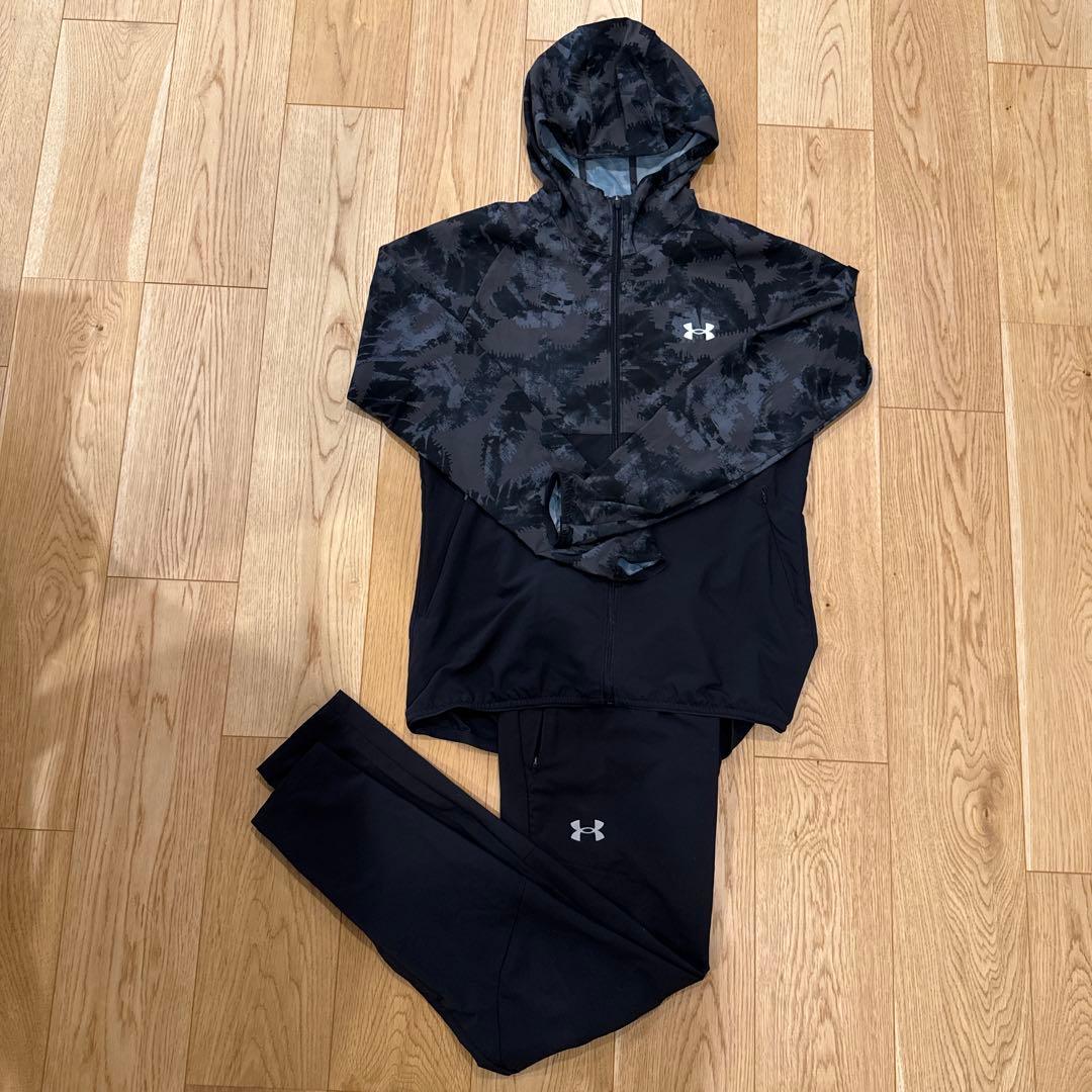 アンダーアーマー　ランニングウェア上下セット　MD メンズ