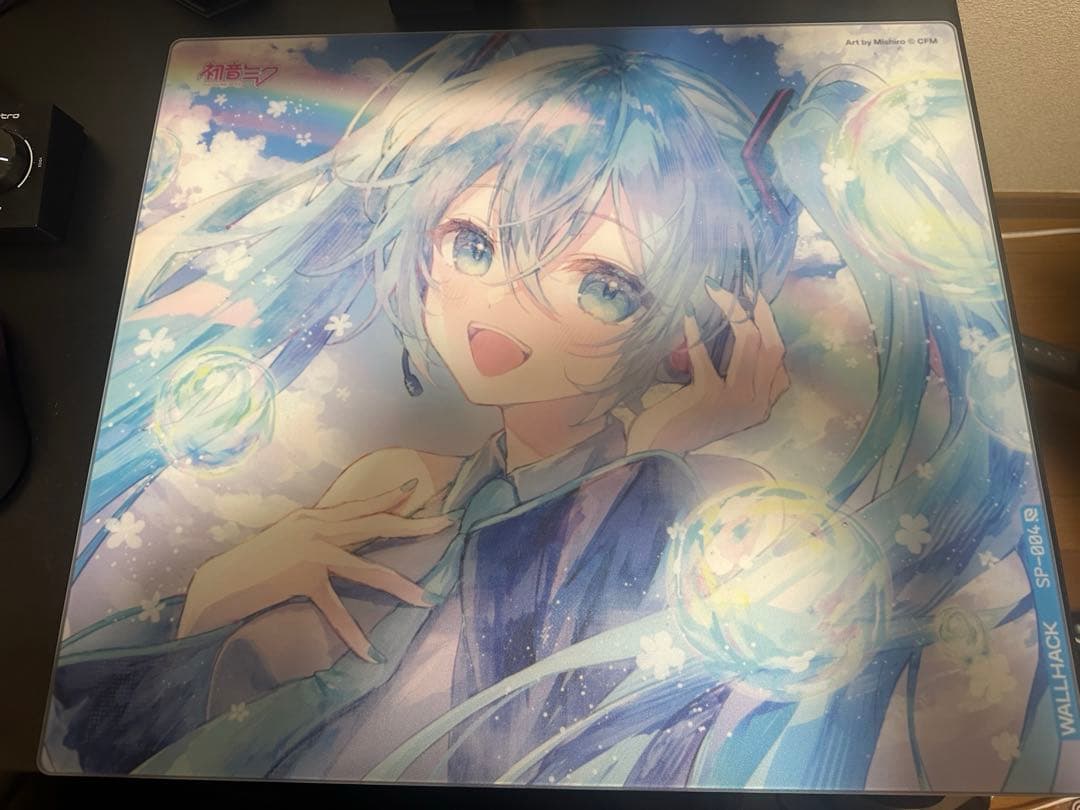 WALL HACK SP-004 初音ミクガラスマウスパッド