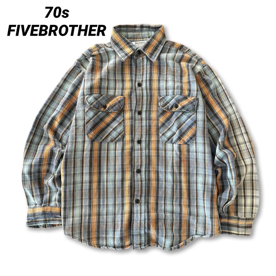 トップス 70s FIVE BROTHER made in usa