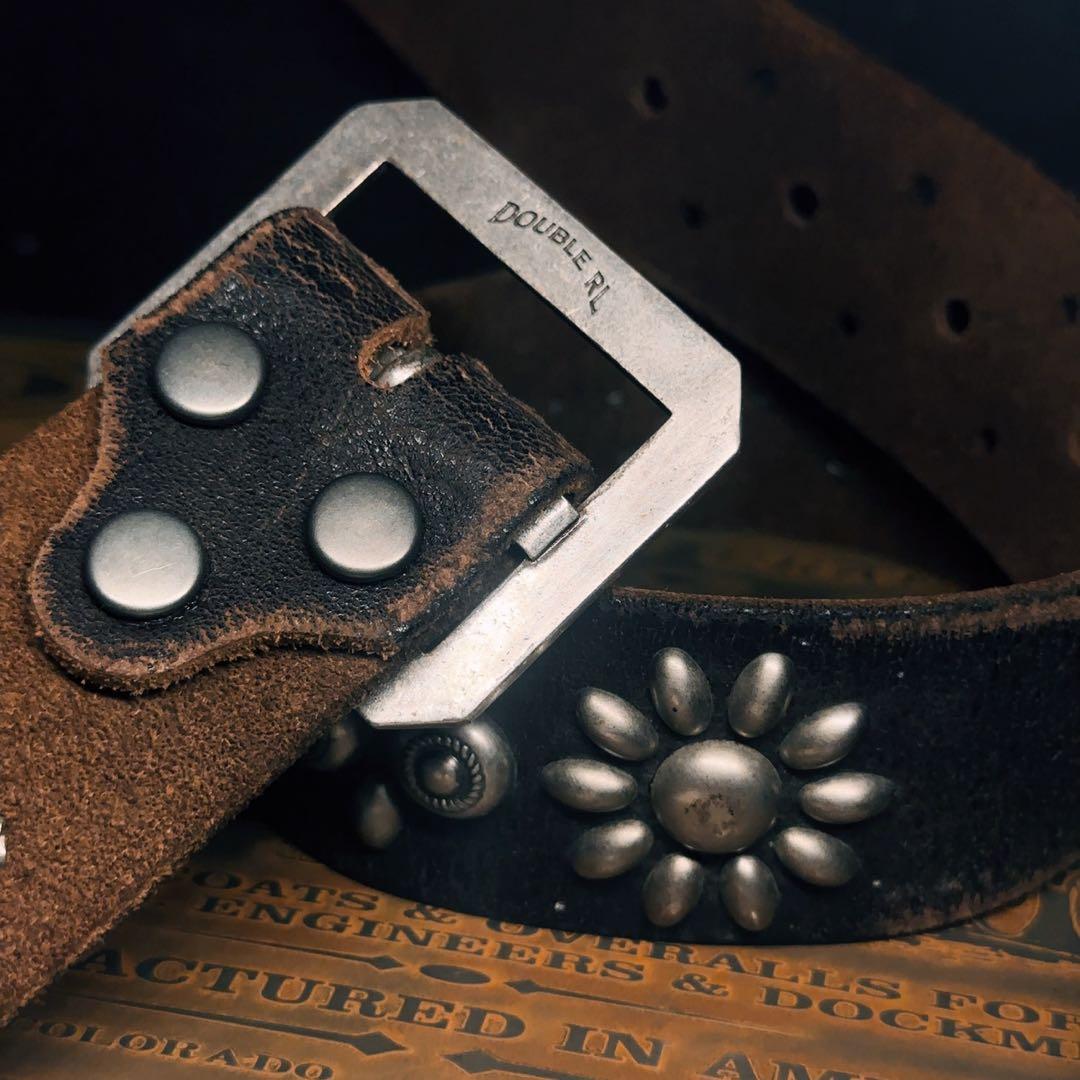 RRL の廃番レザーベルトです。