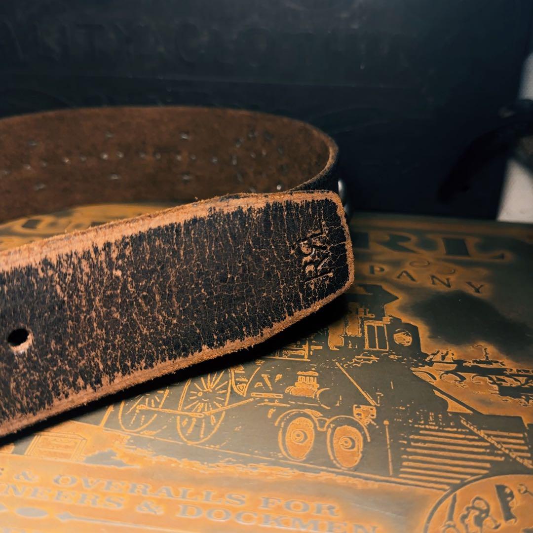 RRL の廃番レザーベルトです。
