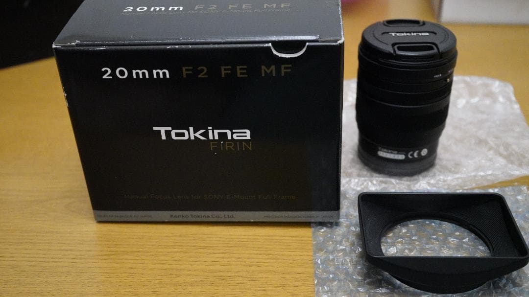 発送込みTOKINA 　FiRIN 20mm　 F2FE /MF α Eマウント