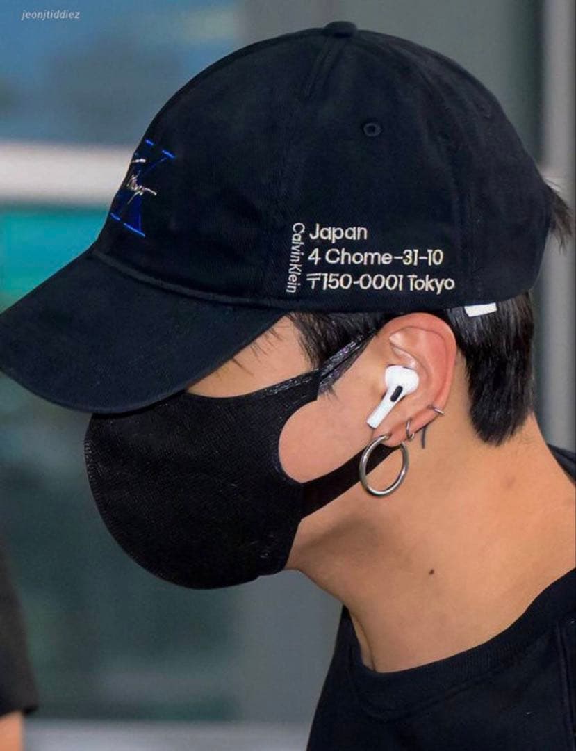 カルバンクライン　  原宿店限定　キャップ　ジョングク着用