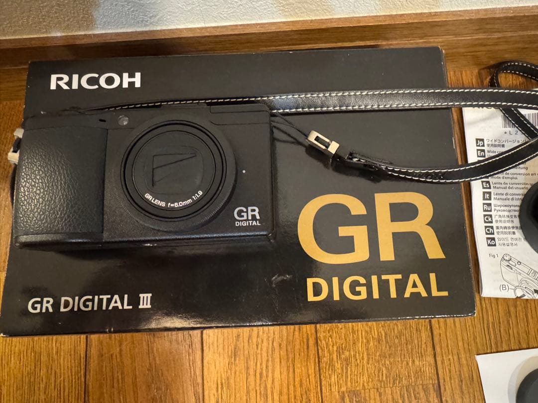 RICOH GR DIGITAL Ⅲ ワイドコンバージョンレンズGW-3付