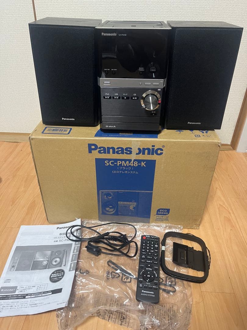 Panasonic SC-PM48-K ミニコンポ