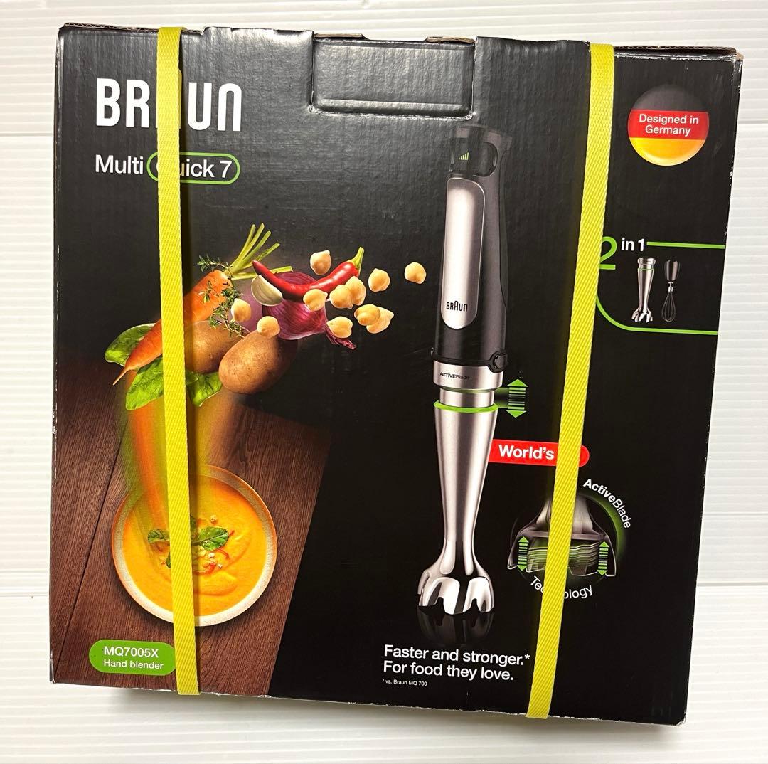 BRAUN ブラウン　ハンドブレンダー　クイック7 MQ7005X