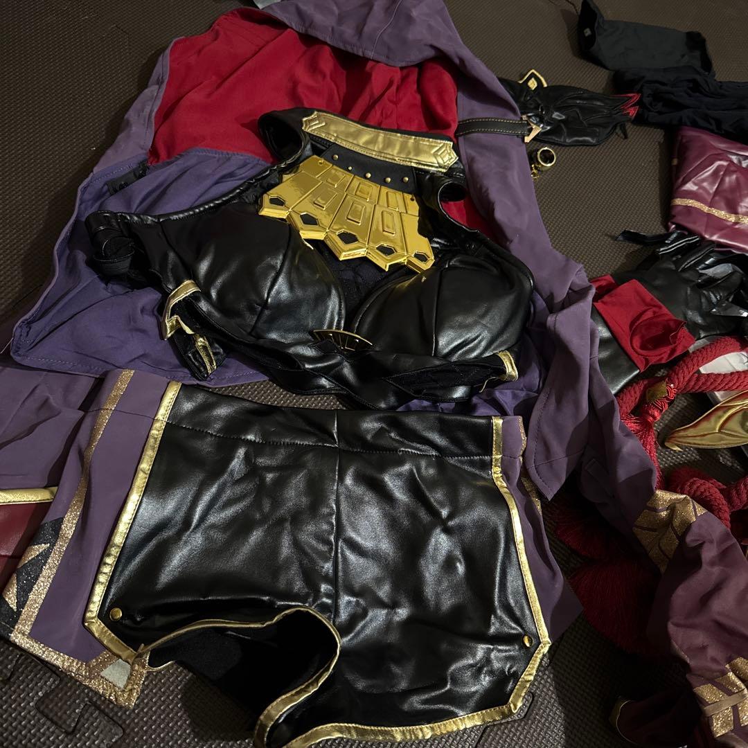 原神　三分妄想　久喜忍　衣装、ウィッグ、小物、靴