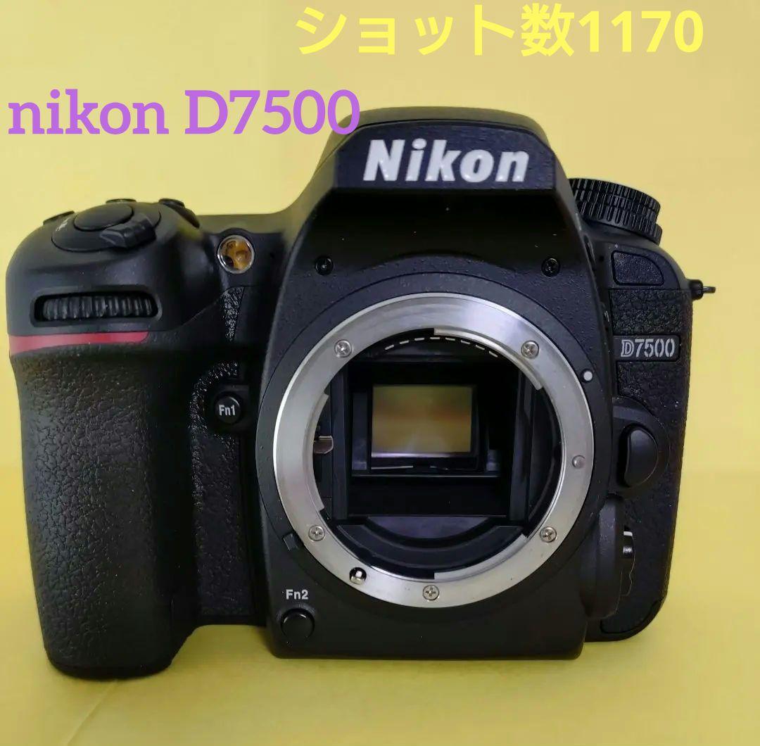 Nikon D7500 【美品】撮影1160回 +メモリカード付