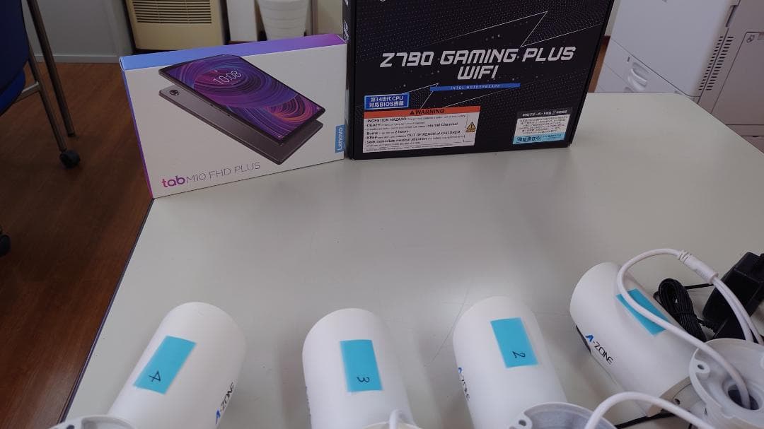 A-ZONE Wireless P2P NVR 防犯カメラ4台セット