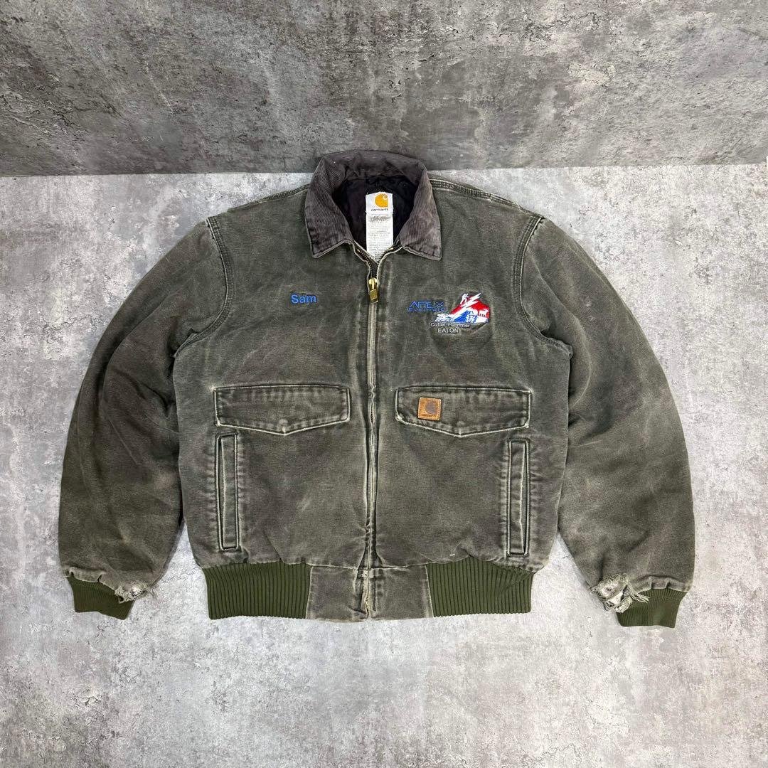 カーハートジャケット　J165 MOS