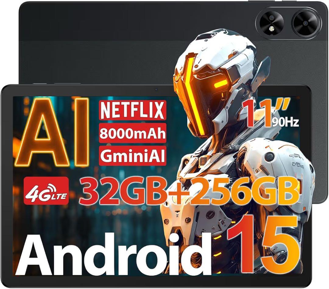Android 15 AI タブレット 初登場DOOGEE G6+ 11インチ