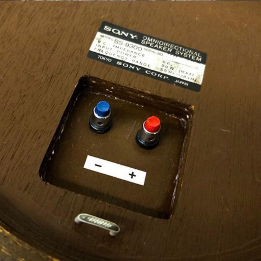SONY SS-9300 樽型スピーカー 無指向性スピーカー ソニー 2台ペア