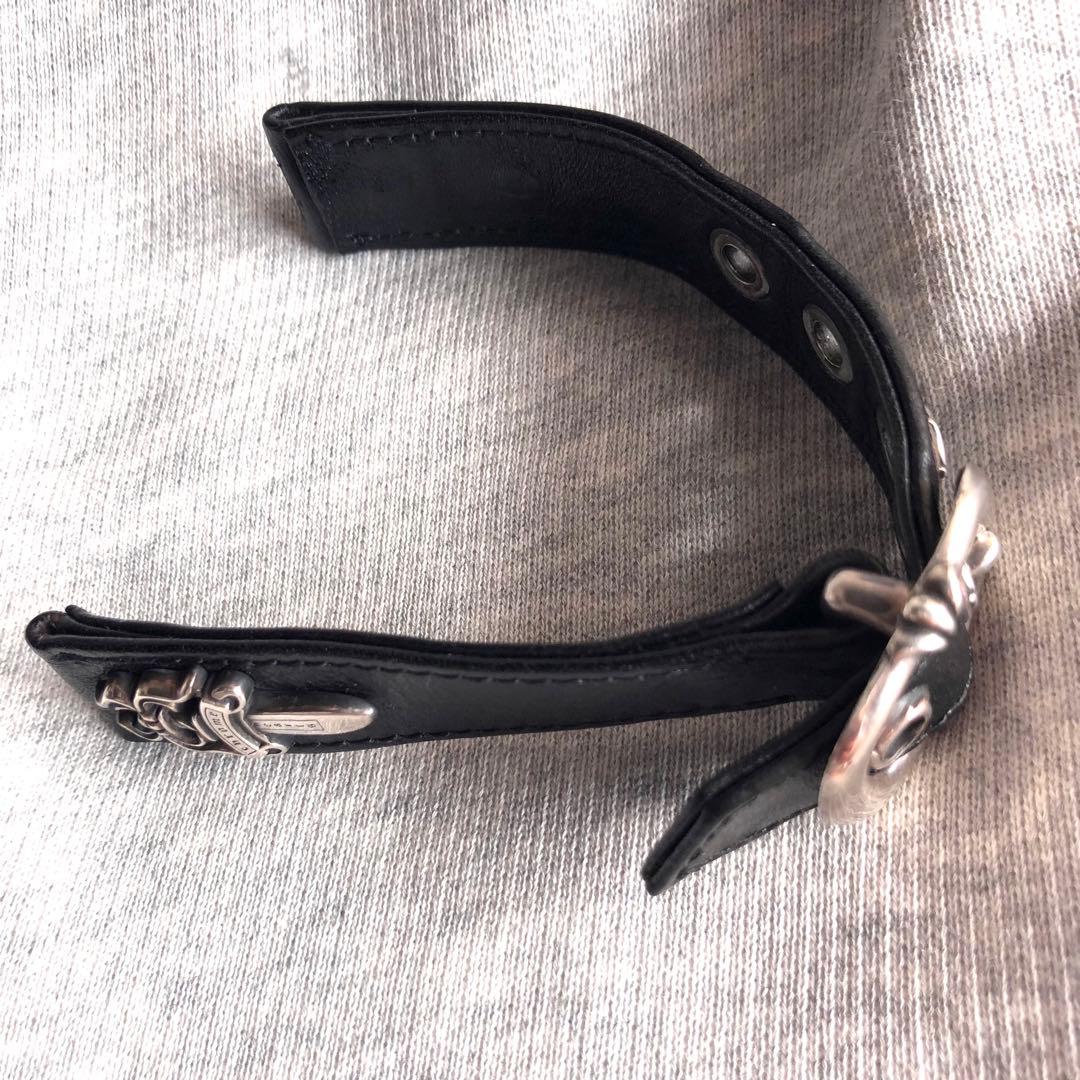 クロムハーツ ダガー付きレザーウォッチベルト