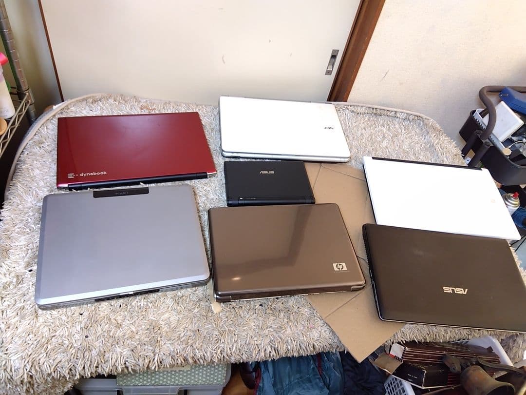 ノートパソコン７台まとめ売りジャンク品