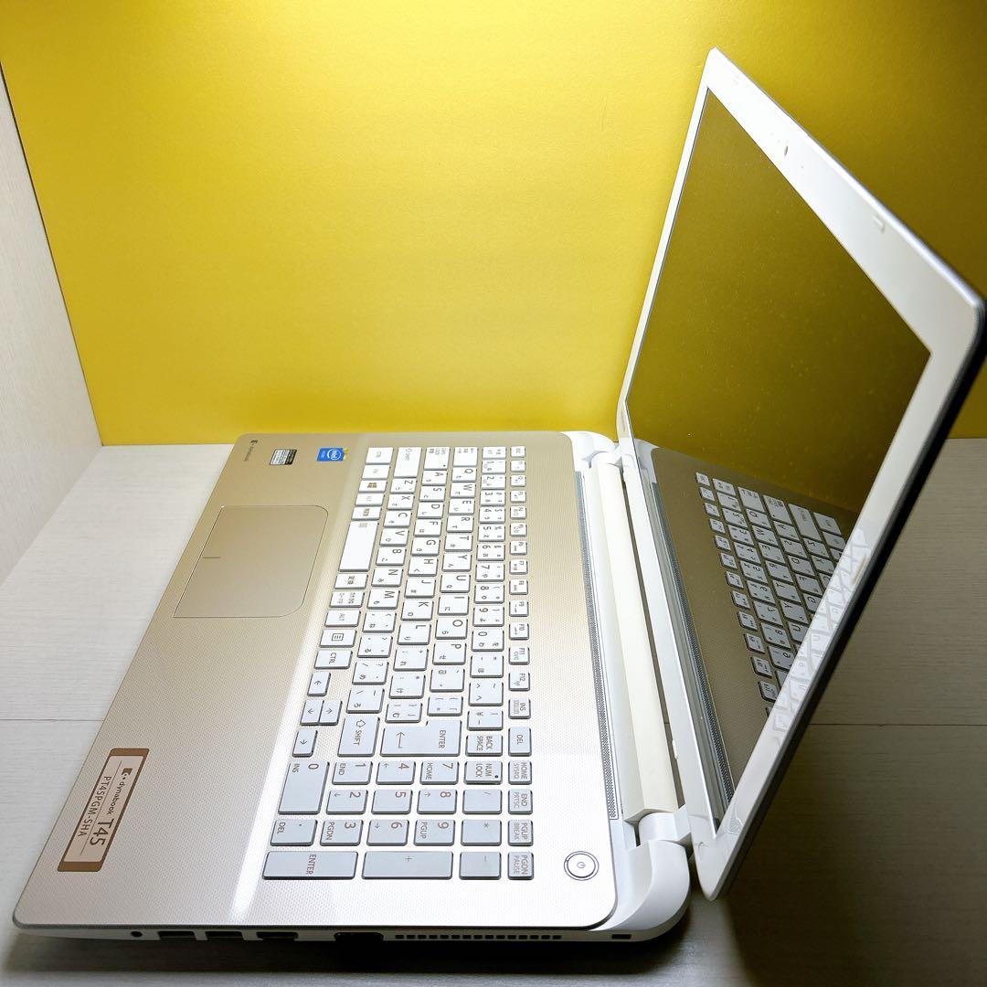 dynabook ノートPC☆win11☆SSD☆メモリ4G☆カメラ付☆ゴールド