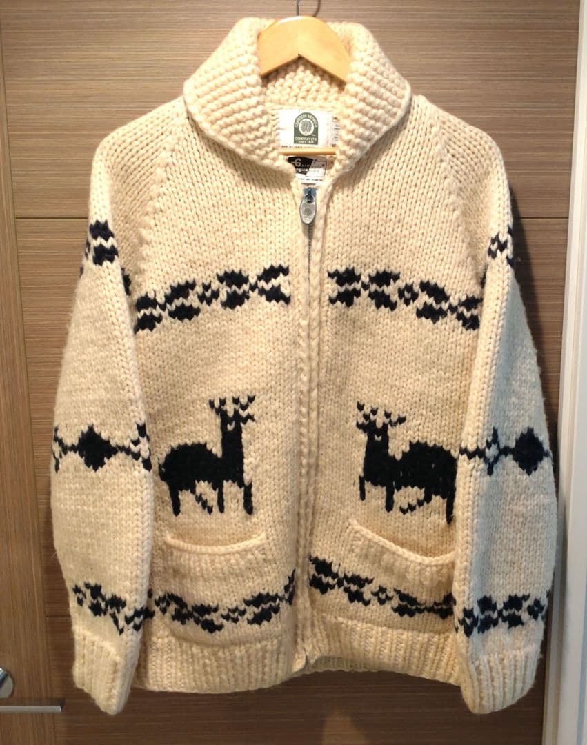 【激レア】エンジニアドガーメンツ カナディアンセーター カウチン ダブルネーム