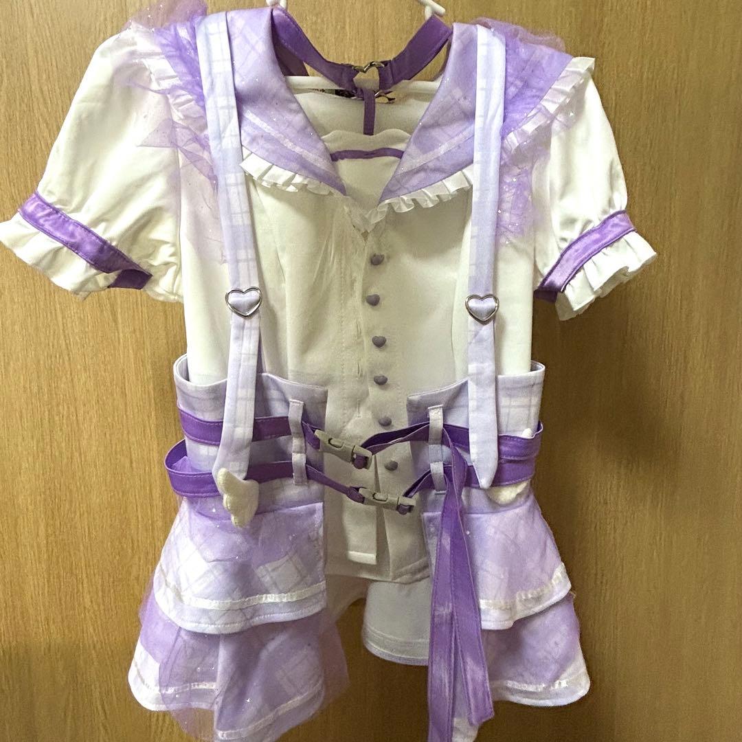 魔法少女ファンシーチェックセーラー パープル マリームーン