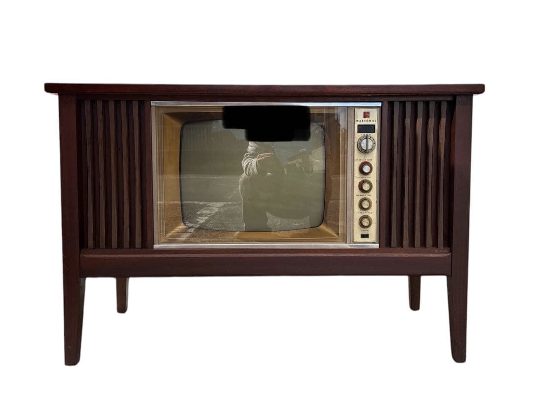 昭和40年代　National ナショナル　TK-900D 真空管カラーテレビ