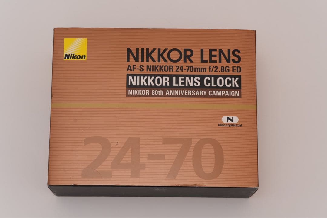 80周年記念オリジナル NIKKOR レンズクロック