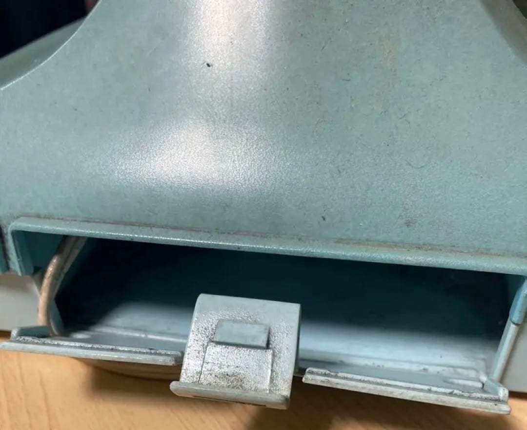 ★卓上　扇風機 水色 30cm 3段階風量★ナショナル★動作確認済み★レトロ★