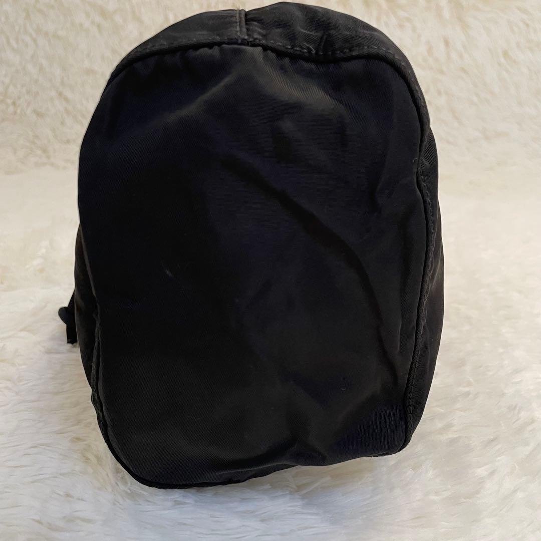 【美品】PRADA プラダ アクセサリーポーチ ブラック ナイロン 巾着