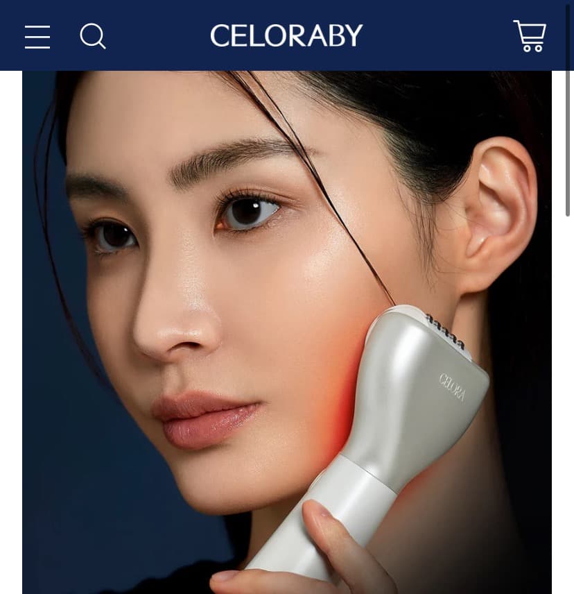 CELORABY LED美顔器 手持ち型 ホワイト